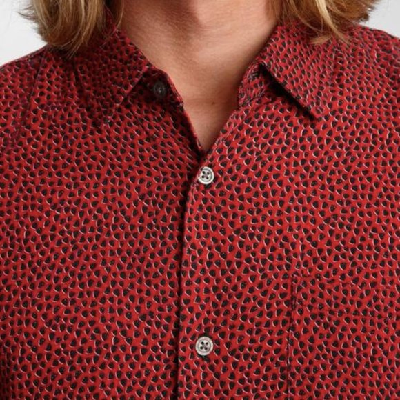 John Varvatos TRENT EASY FIT SS Poppy - Picture 4 of 4